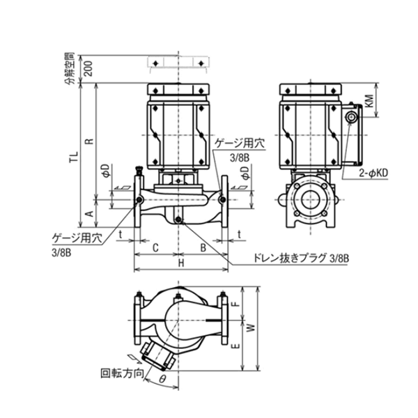 HITACHI-IES日立電動(dòng)泵JDP 50X40B-E52.2