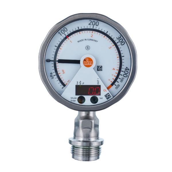 德國(guó)IFM易福門帶模擬顯示屏的齊平式壓力傳感器PG2739 PG-1-1BREA01-MFRKG/US/ /P