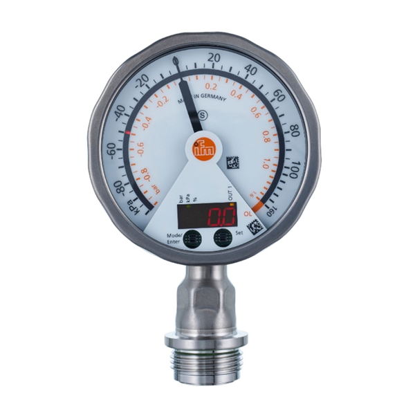 德國(guó)IFM易福門帶模擬顯示屏的齊平式壓力傳感器PG2739 PG-1-1BREA01-MFRKG/US/ /P