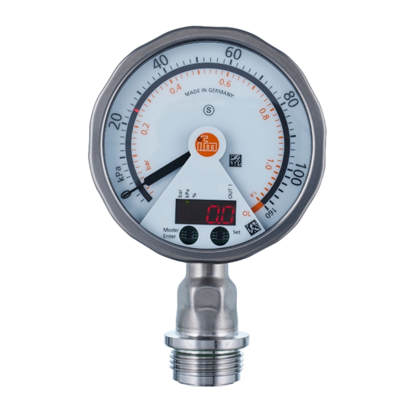 德國(guó)IFM易福門帶模擬顯示屏的齊平式壓力傳感器PG2739 PG-1-1BREA01-MFRKG/US/ /P