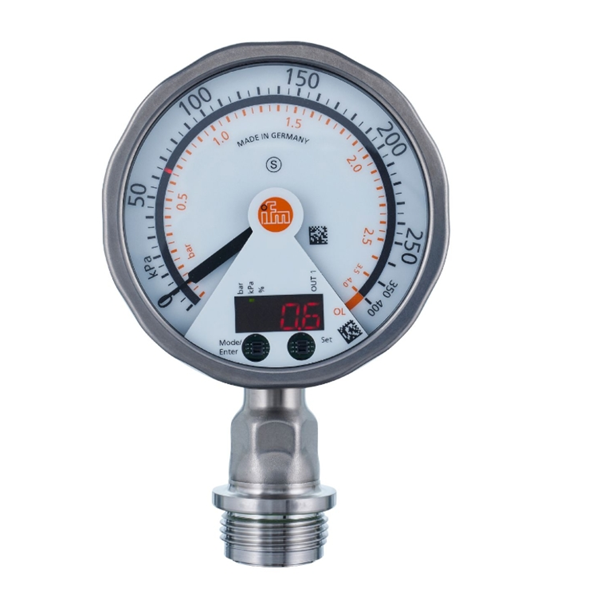 德國(guó)IFM易福門帶模擬顯示屏的齊平式壓力傳感器PG2739 PG-1-1BREA01-MFRKG/US/ /P