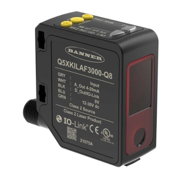 BANNER邦納美國(guó)Q5X 系列光電傳感器Q5XKLAF3000-Q8