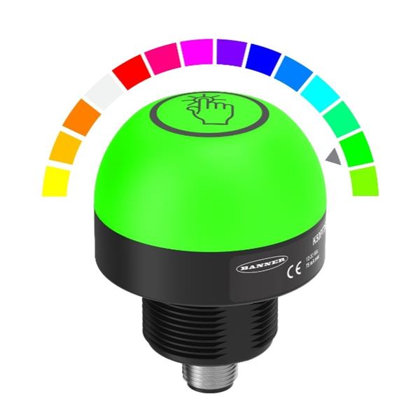 BANNER邦納美國 K50 Pro 觸摸按鈕系列拾取指示燈K50PTKAQ